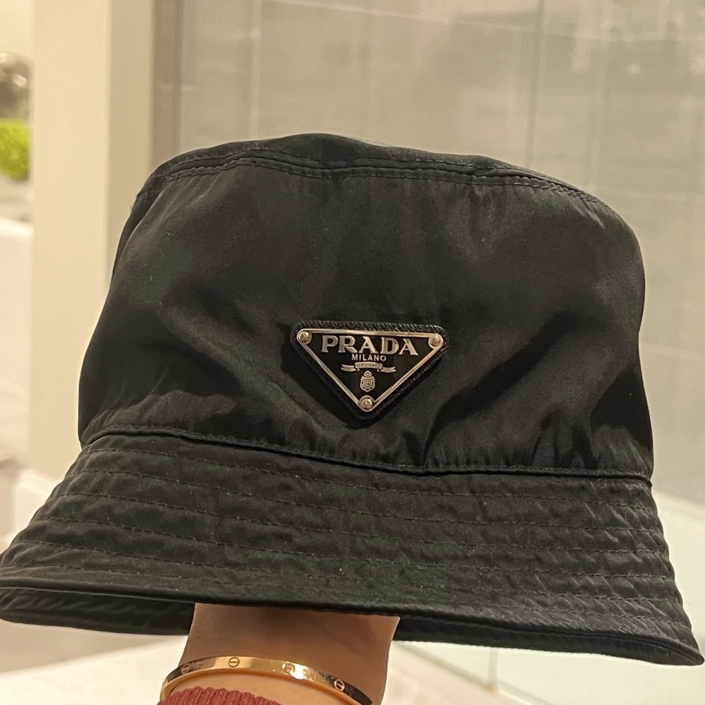 Prada Black Nylon Hat and Bag Duo - Picture 2 of 3